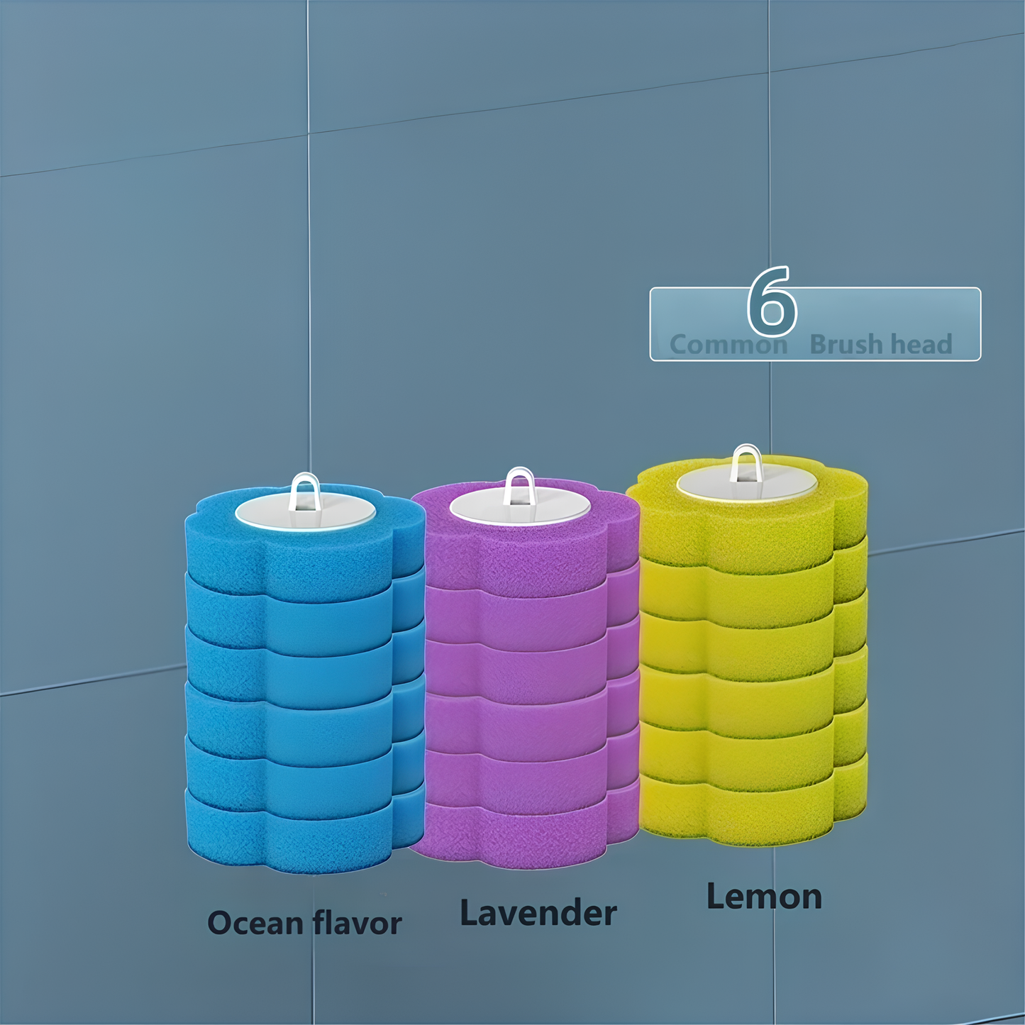 QIAWI™ Disposable Toilet Brush Set – Hygienic, Scented & Effortless Cleaning