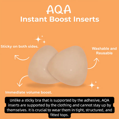 AQA™ Sticky Inserts - Instant Boost Non-Adhesive Nip Covers