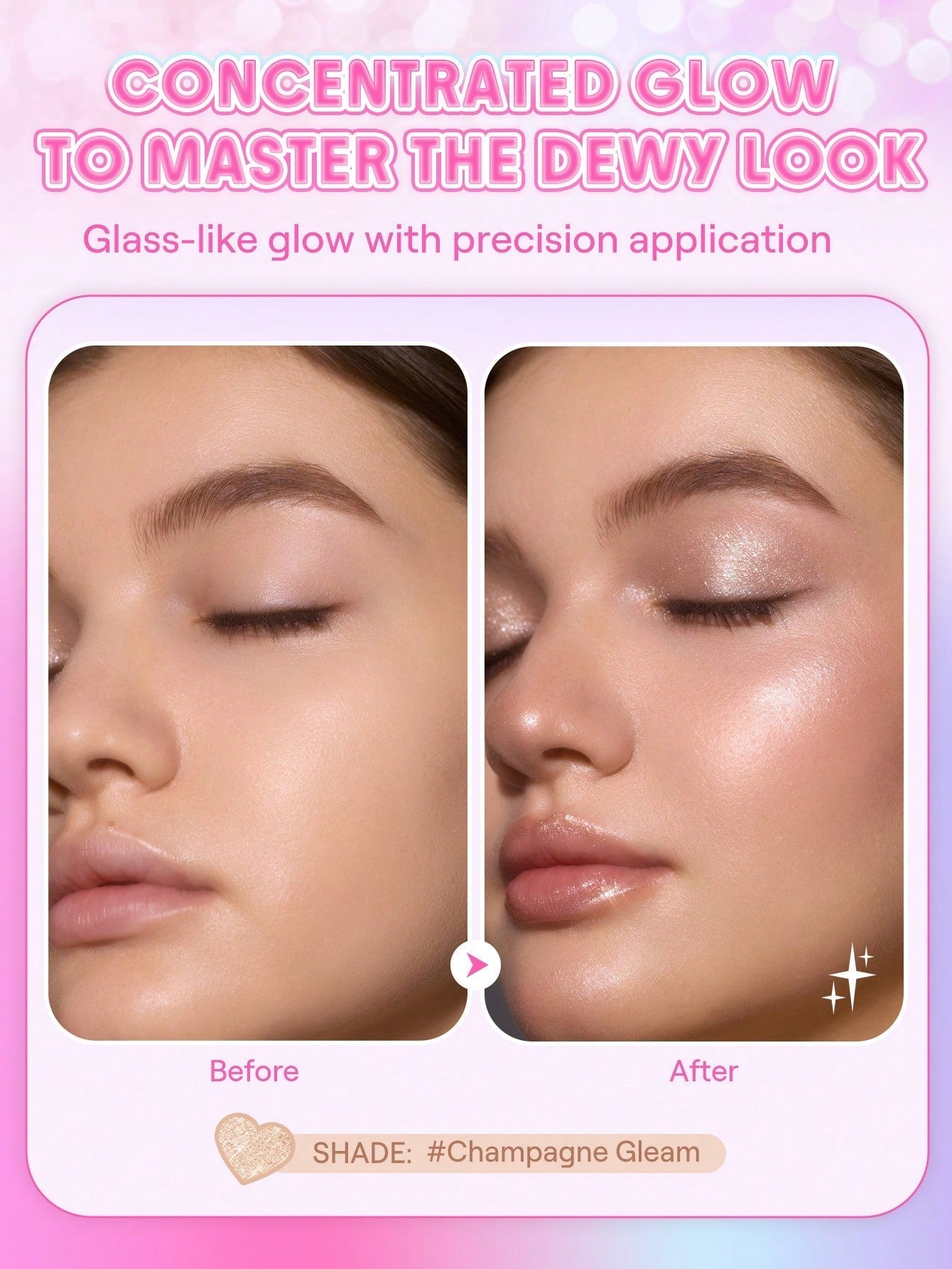 🌺Last 3 hours 85% off⏰Starlit Silver Crystal Jelly Glaze Stick – Instant 3-In-1 Glow