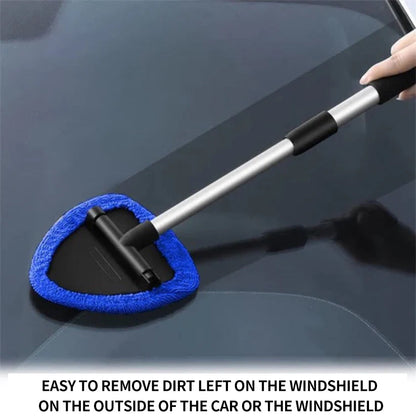 Car Windshield Cleaning Tool Set – Uitschuifbaar & 180° Draaibaar