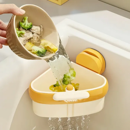 QIAWI™-Suction Cup Sink Corner Rack