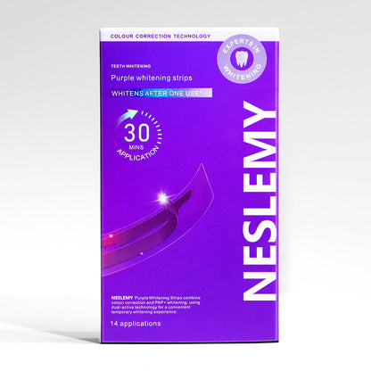 NESLEMY Whitening Strips – Whiter Teeth in 30 Minutes