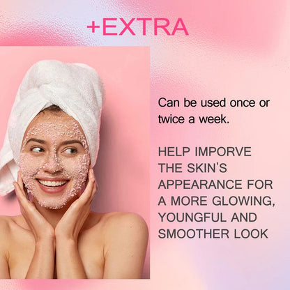 🔥 [LIMITED TIME] Pink Sugar Glow Exfoliator – Brighten & Smooth Skin (Face & Body)!