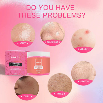🔥 [LIMITED TIME] Pink Sugar Glow Exfoliator – Brighten & Smooth Skin (Face & Body)!