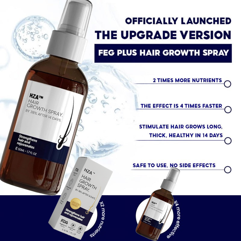 🌿LAST DAY PROMOTION - 70% OFF🌿 HZA™ Natural Hair Regrowth Spray