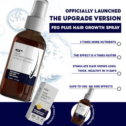 🌿LAST DAY PROMOTION - 70% OFF🌿 HZA™ Natural Hair Regrowth Spray