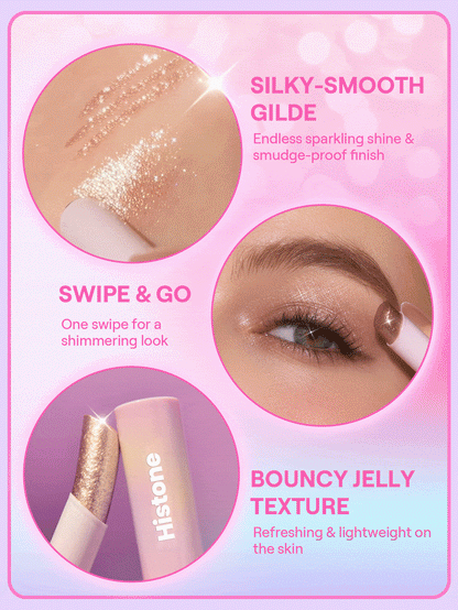 🌺Last 3 hours 85% off⏰Starlit Silver Crystal Jelly Glaze Stick – Instant 3-In-1 Glow