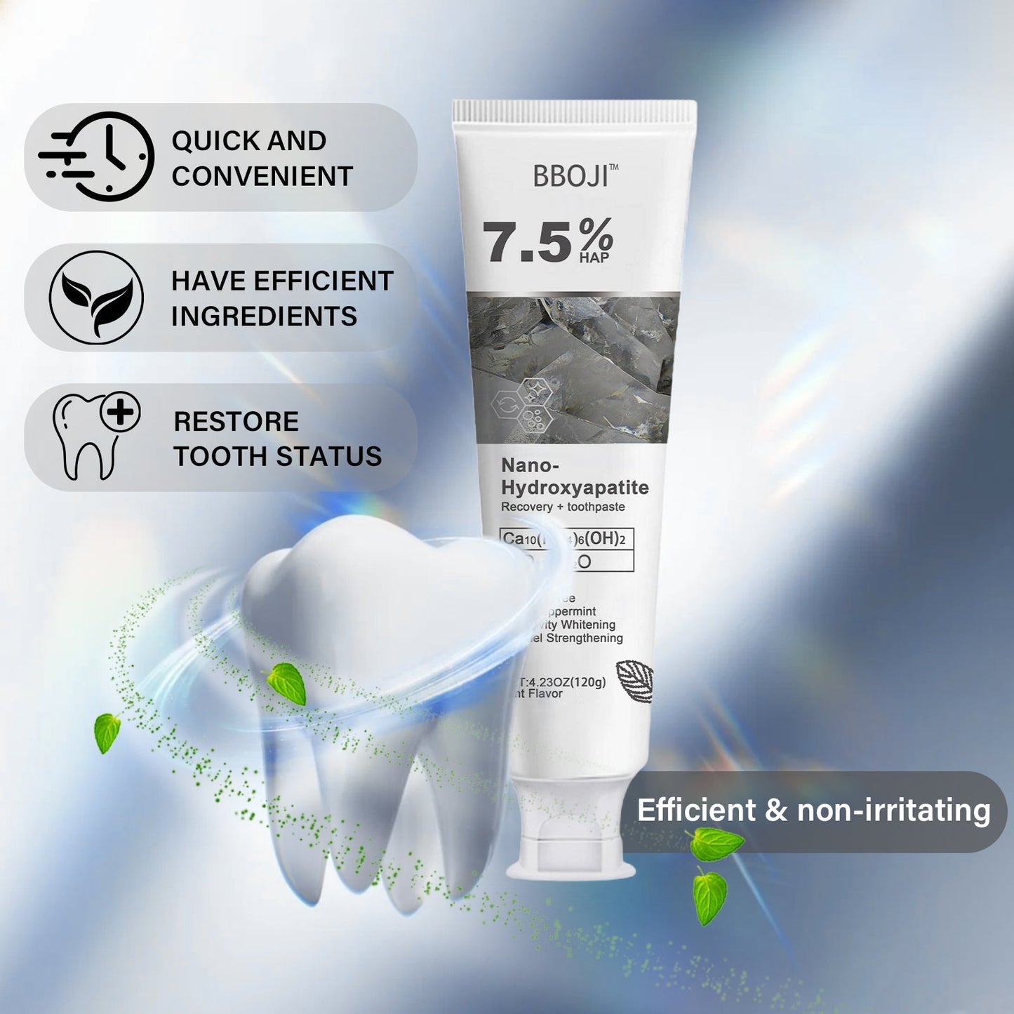 🔥 Final Day 60% OFF 🔥BBOJI™- Fluoride-Free Hydroxyapatite Toothpaste