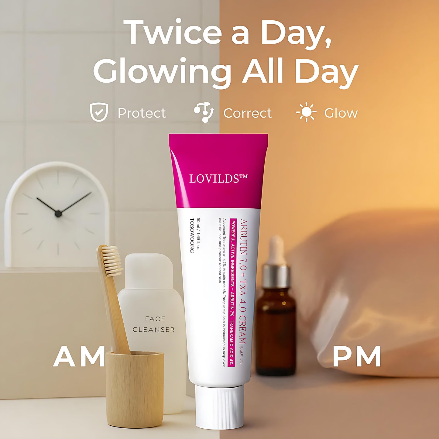 LOVILDS™ Revive Cream: Abutin 7% + Traneaxamic Acid 4%