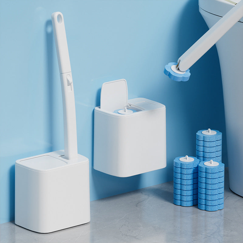 QIAWI™ Disposable Toilet Brush Set – Hygienic, Scented & Effortless Cleaning