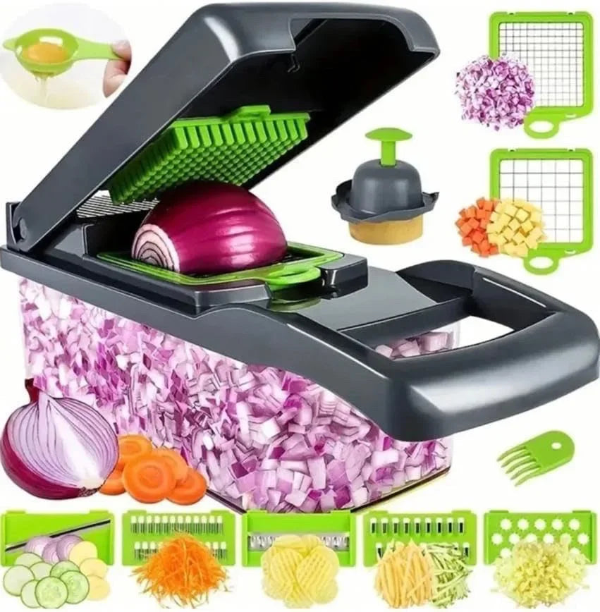 QIAWI ™ – Vegetable Chopper | Easy Veggie Slicer & Food Dicer for Fast Meal Prep