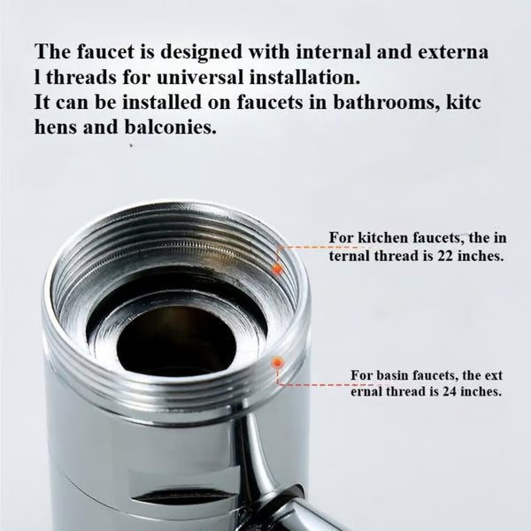 🚰QIAWI™-Rotatable Faucet Aerator Extension