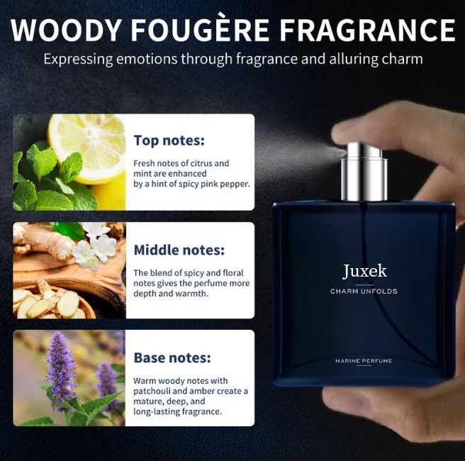 Charm awakening starts with this bottle -Juxek™ pheromone perfume for men