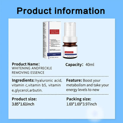 ⚡5-second brightening rescue: Dark spots disappear, blemishes fade, and skin becomes radiant! Vitamin C Whitening Freckles ESSENCE
